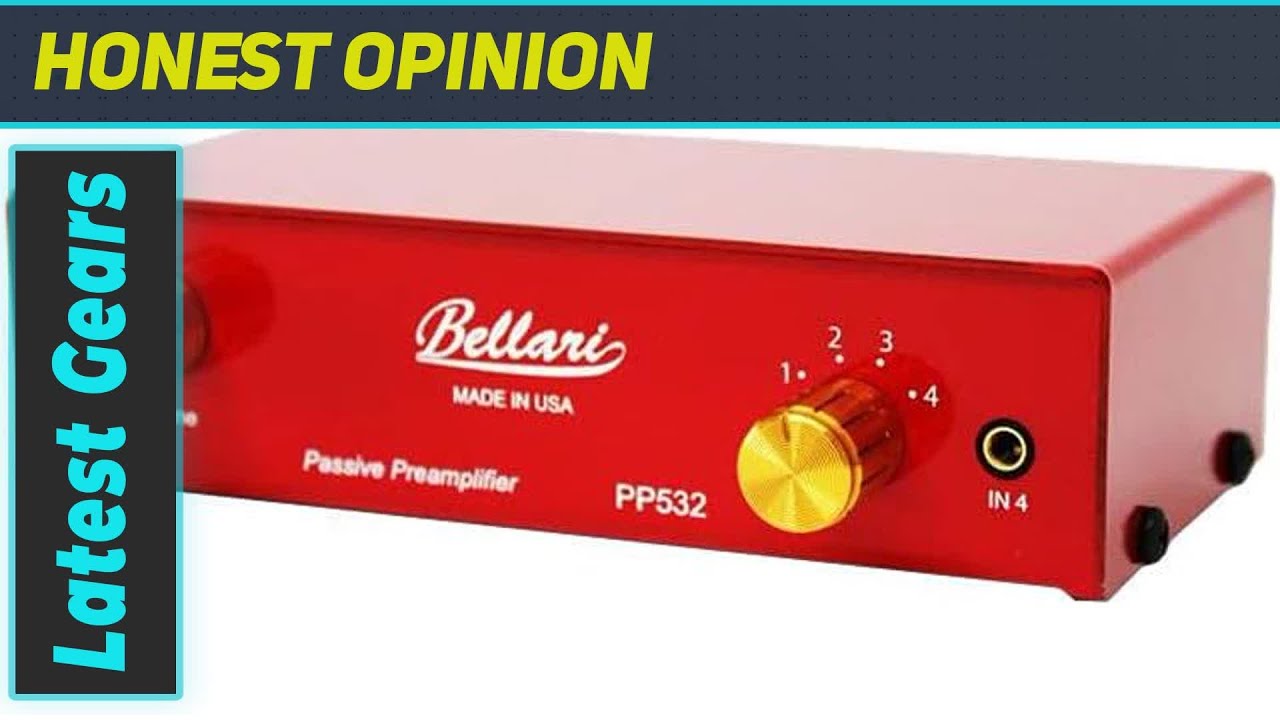 Unveiling the Bellari PP532 Passive Preamplifier - Honest Review!
