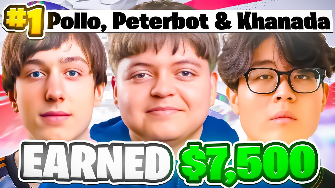 1-е место FNCS DIVISION 1 🏆 ($7500) | при участии Peterbot и Khanada