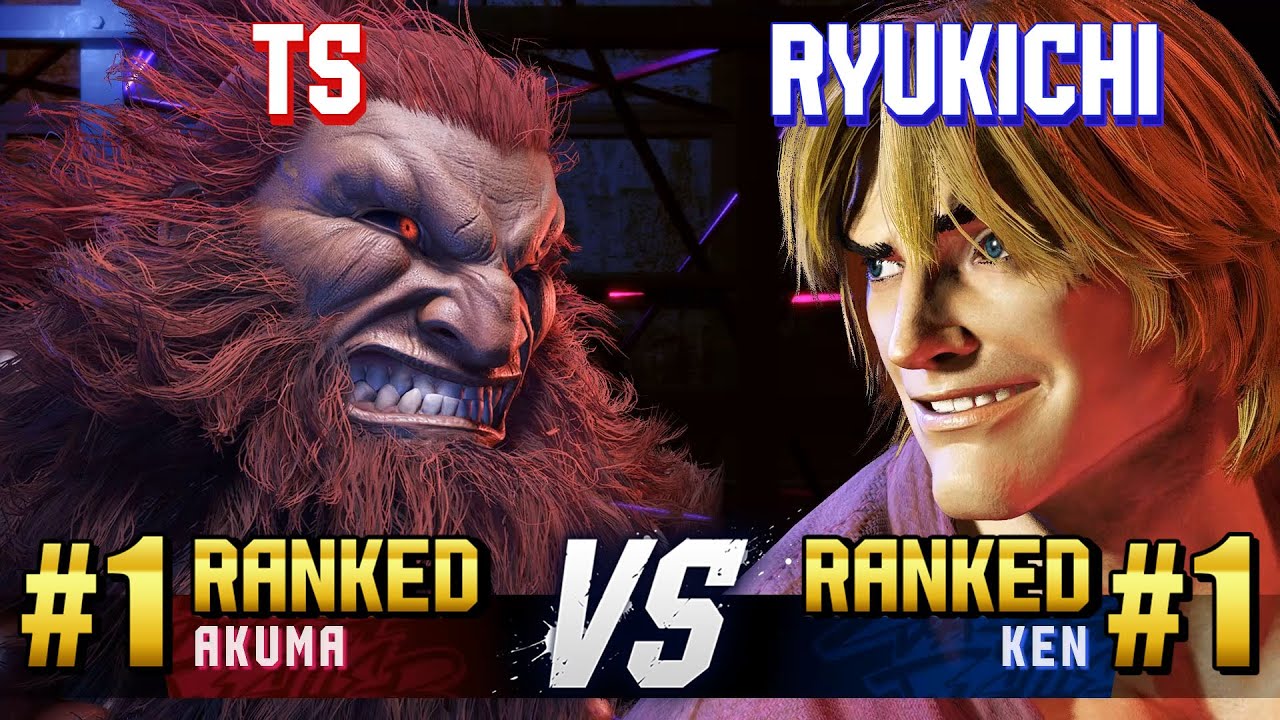 SF6 ▰ TS (#1 Ranked Akuma) vs RYUKICHI (#1 Ranked Ken) ▰ High Level Gameplay