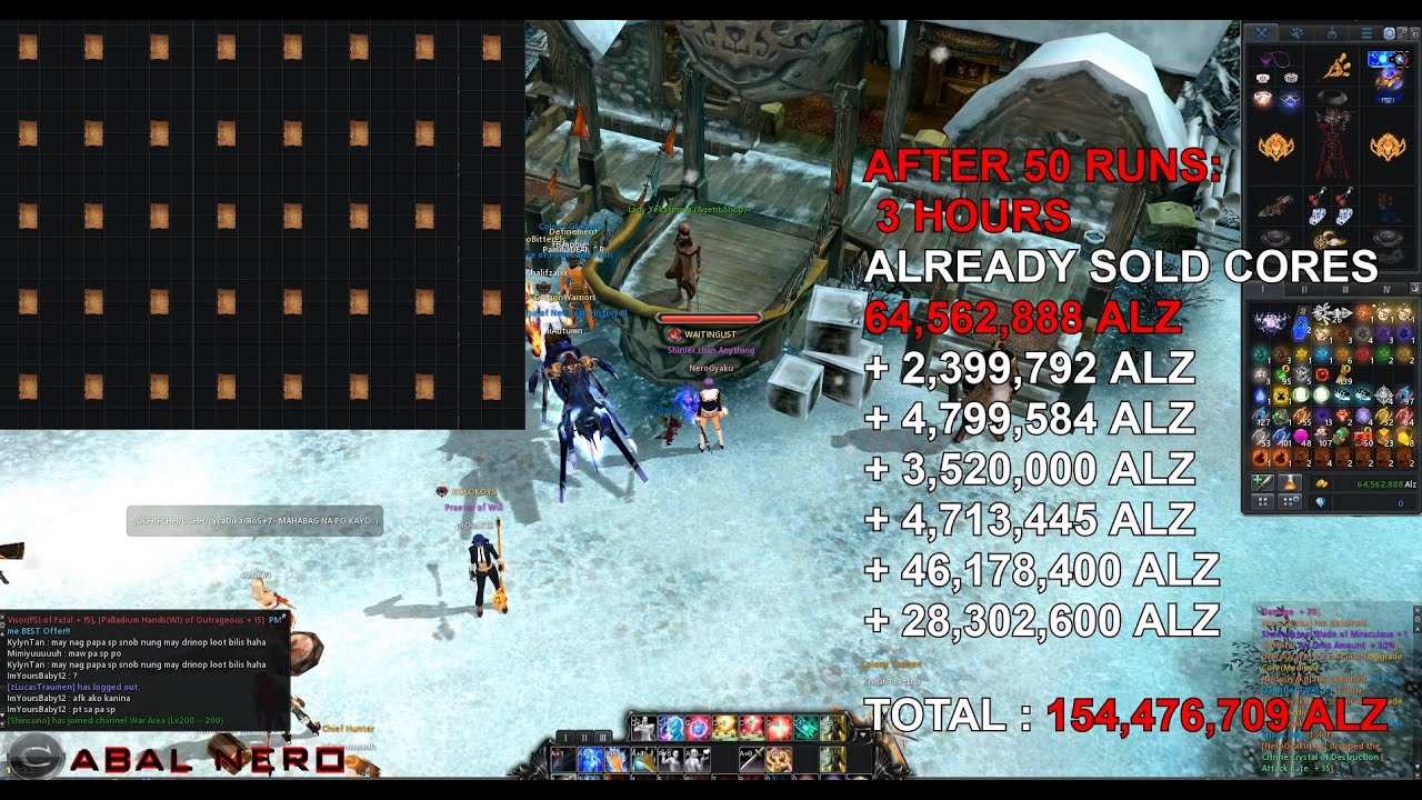 FARMING CABAL ONLINE PH MORE ALZ!!! | FIRST VIDEO
