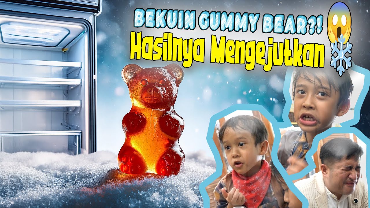 EKSPERIMEN SERU! APA YANG TERJADI KALAU GUMMY BEAR DIBEKUKAN? | DZAKY & DJALU