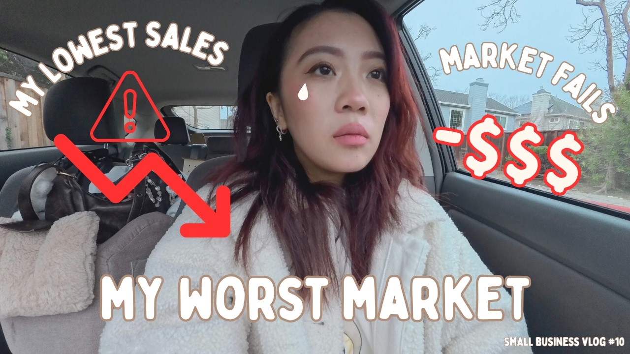 my WORST MARKET yet ୨୧ market fails ୨୧ what to do with NO SALES