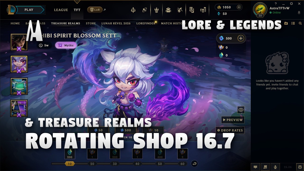 NEW ROTATING SHOP & TREASURE REALMS | TFT 16.7