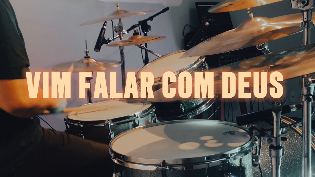 VIM FALAR COM DEUS - DELINO MARÇAL ( DRUM COVER - JP FRANCISCO ) #drumcover #louvor #baterista