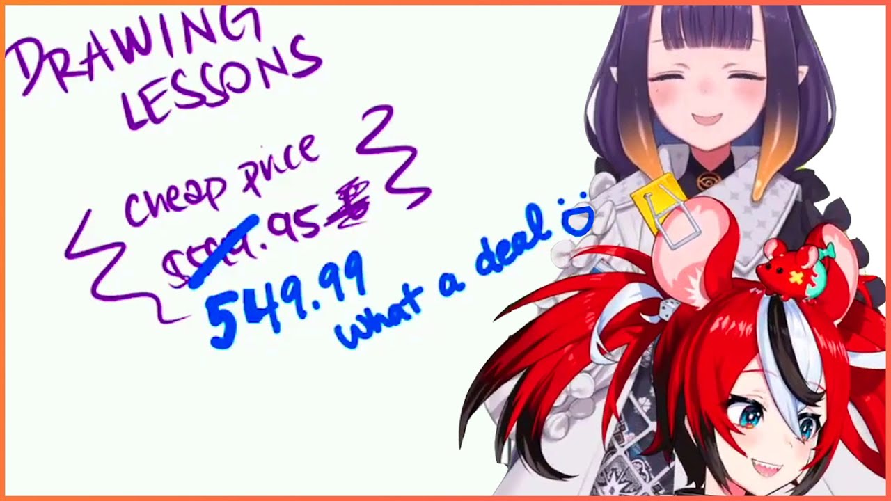 Ina 549.99 WHAT A DEAL Drawing Lessons [Hololive EN]