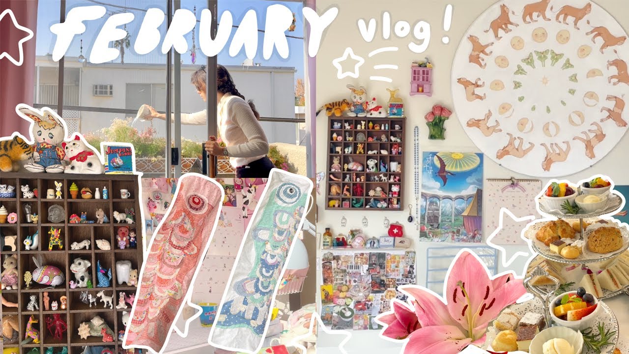 ˗ˏˋ february diary ★ˎˊ˗ tea, plants, art + journaling  ౨ৎ⋆˚｡⋆