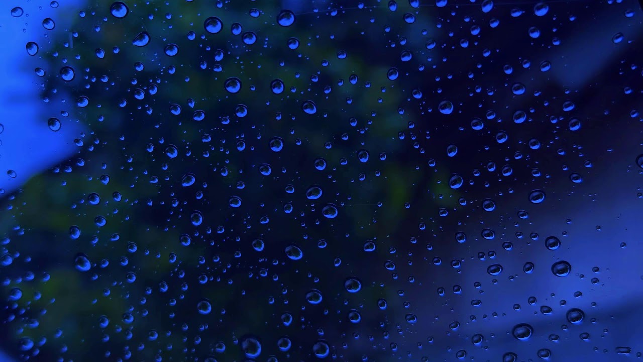 Live 24/7 - Rain Sounds & Rain On Window with for Deep Sleep 🌩️ Dark Screen Rain for Sleep, Study