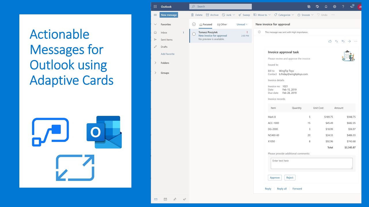 Actionable Messages using Adaptive Cards - ultimate guide