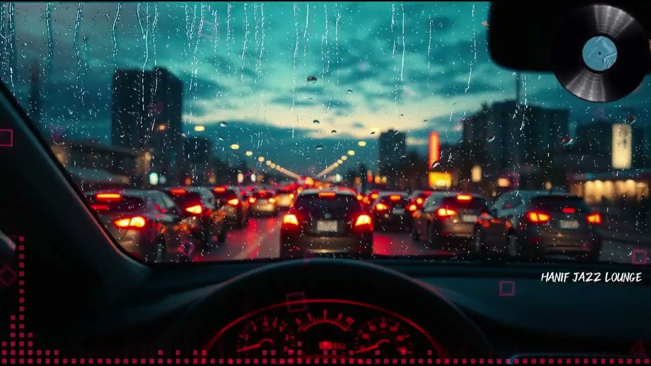 NO ADS After Work Traffic Vibes 🚗 Evening Lane Lights | Chill Drive Home Music