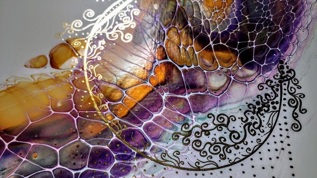 'Chamakana' ~ Beautiful Embellished Bloom Swipe #tlp #fluidart