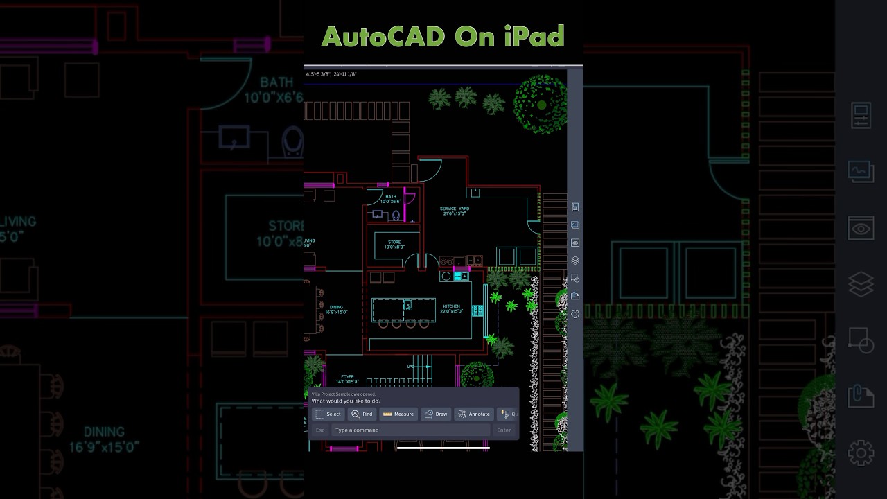 Learn AutoCAD On iPad ✅ #shorts #autocad #cad #ipad #ipadpro #designgorhythm #2d #drawing