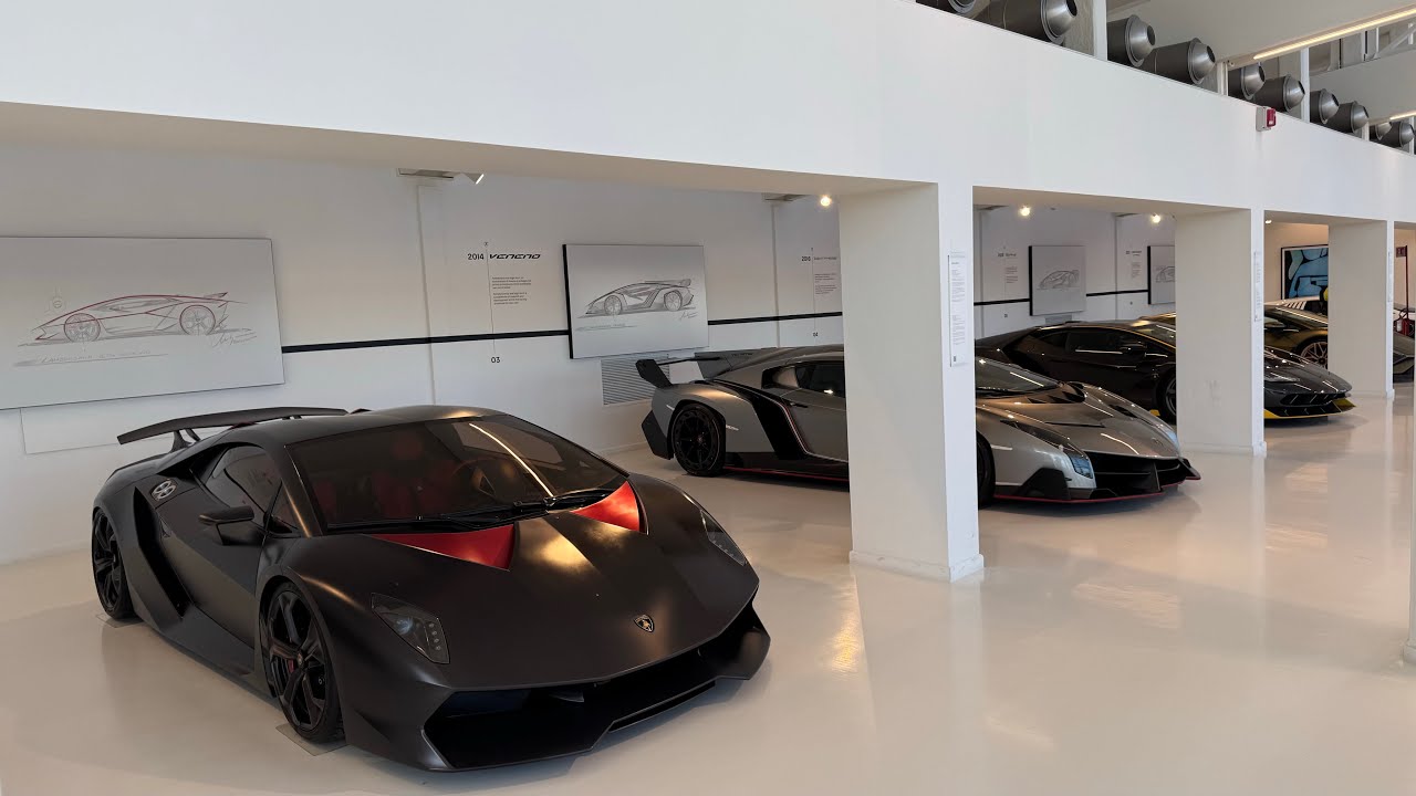 Inside the Lamborghini Museum in Italy 4K Walkthrough