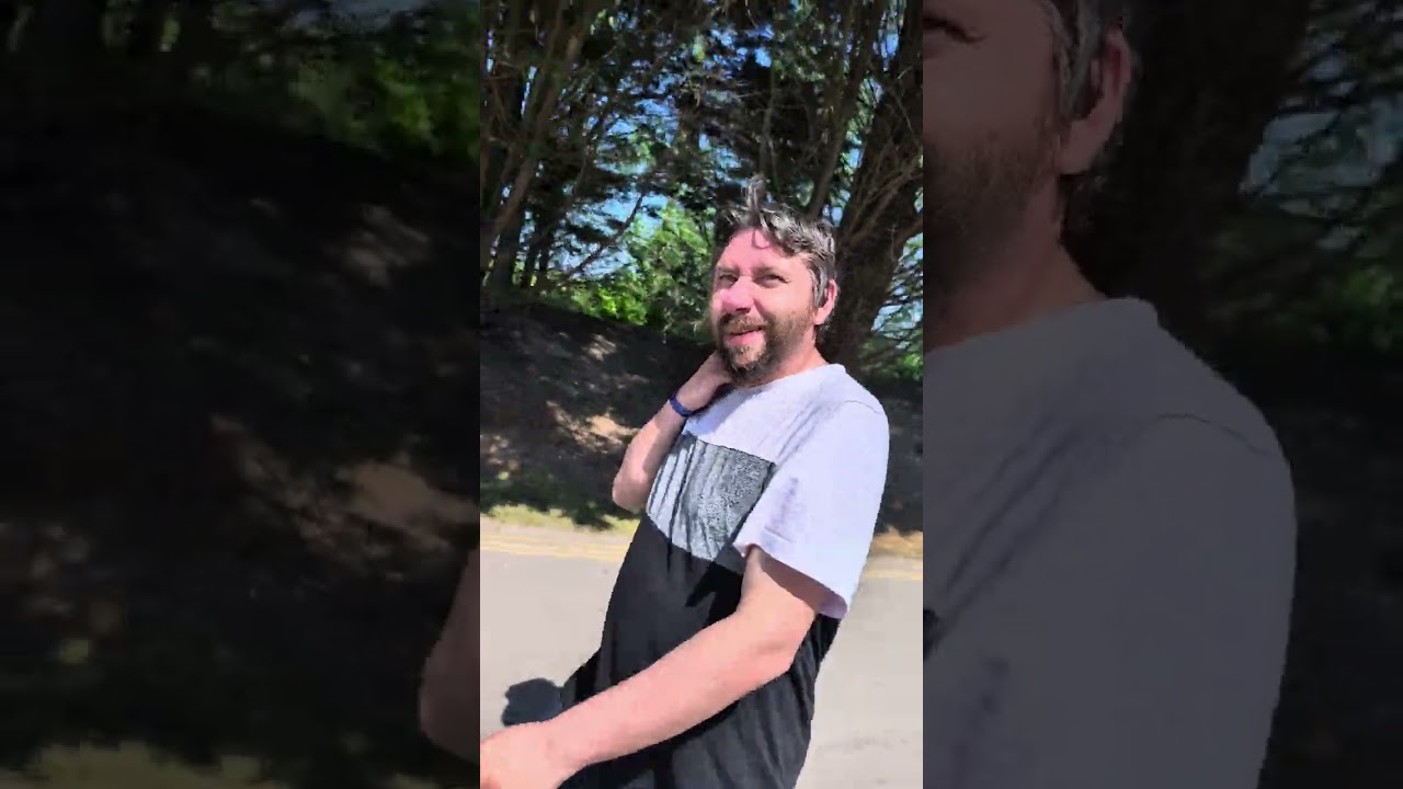 Having a walk round Butlins Minehead.