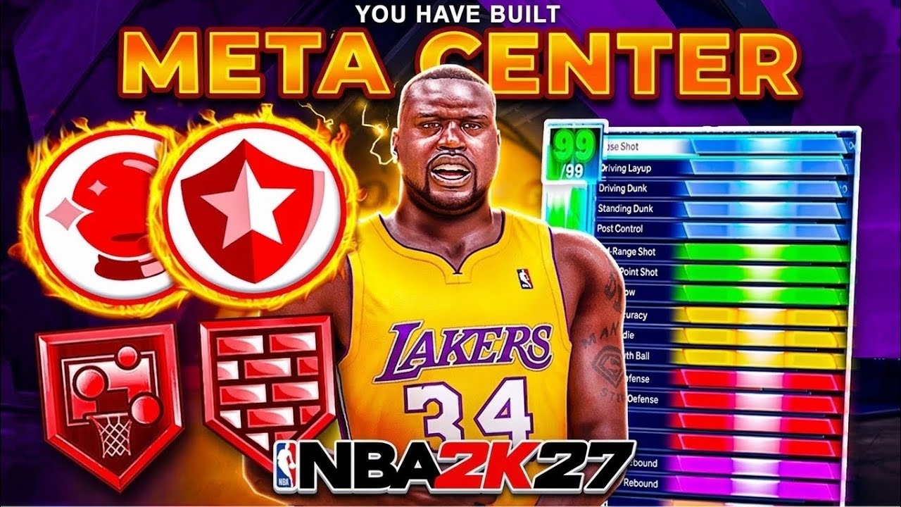 *НОВЫЙ* ЛУЧШИЙ БИЛД ЦЕНТРОВОГО В NBA 2K27 (ЛУЧШИЙ БИЛД БИГМЕНА В NBA 2K27)