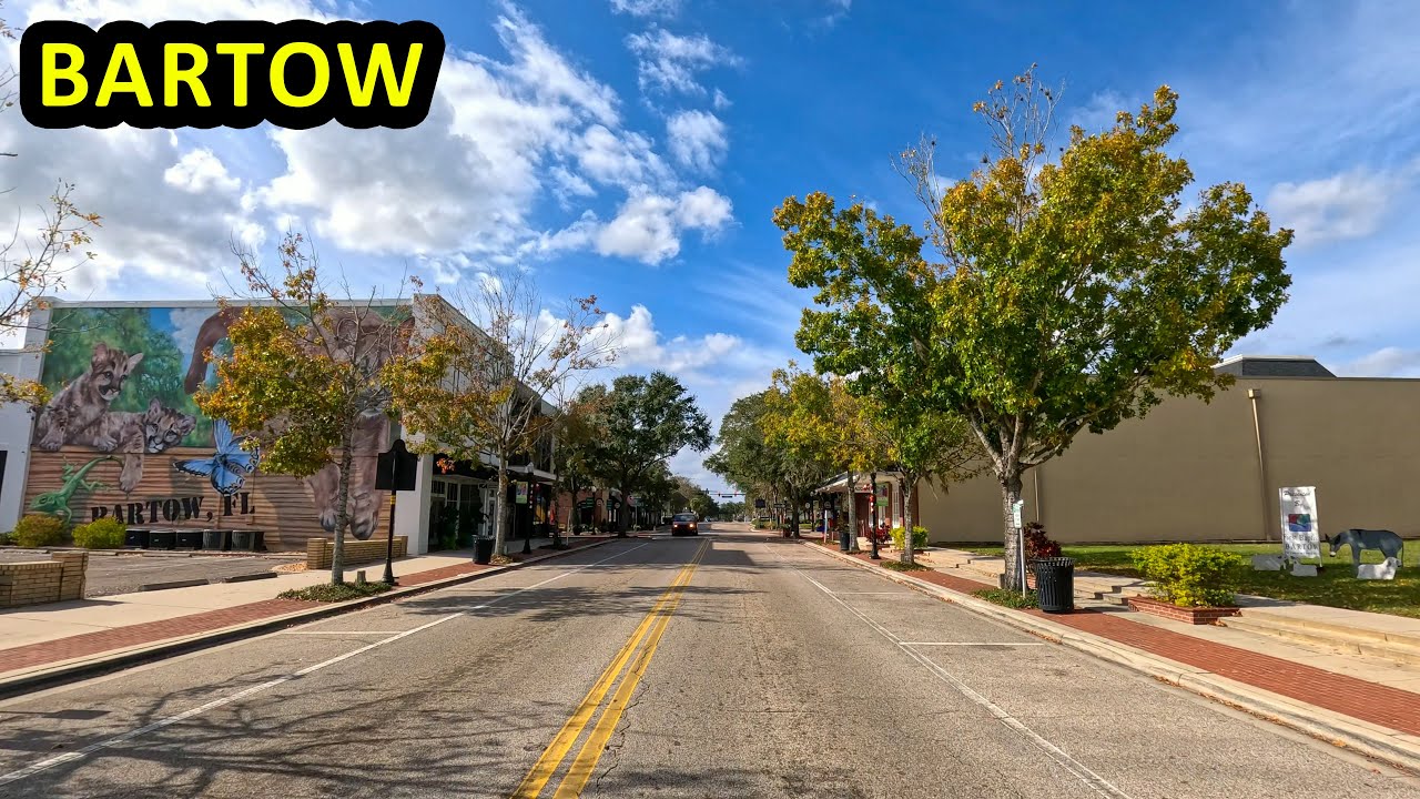 Bartow Florida Driving Through