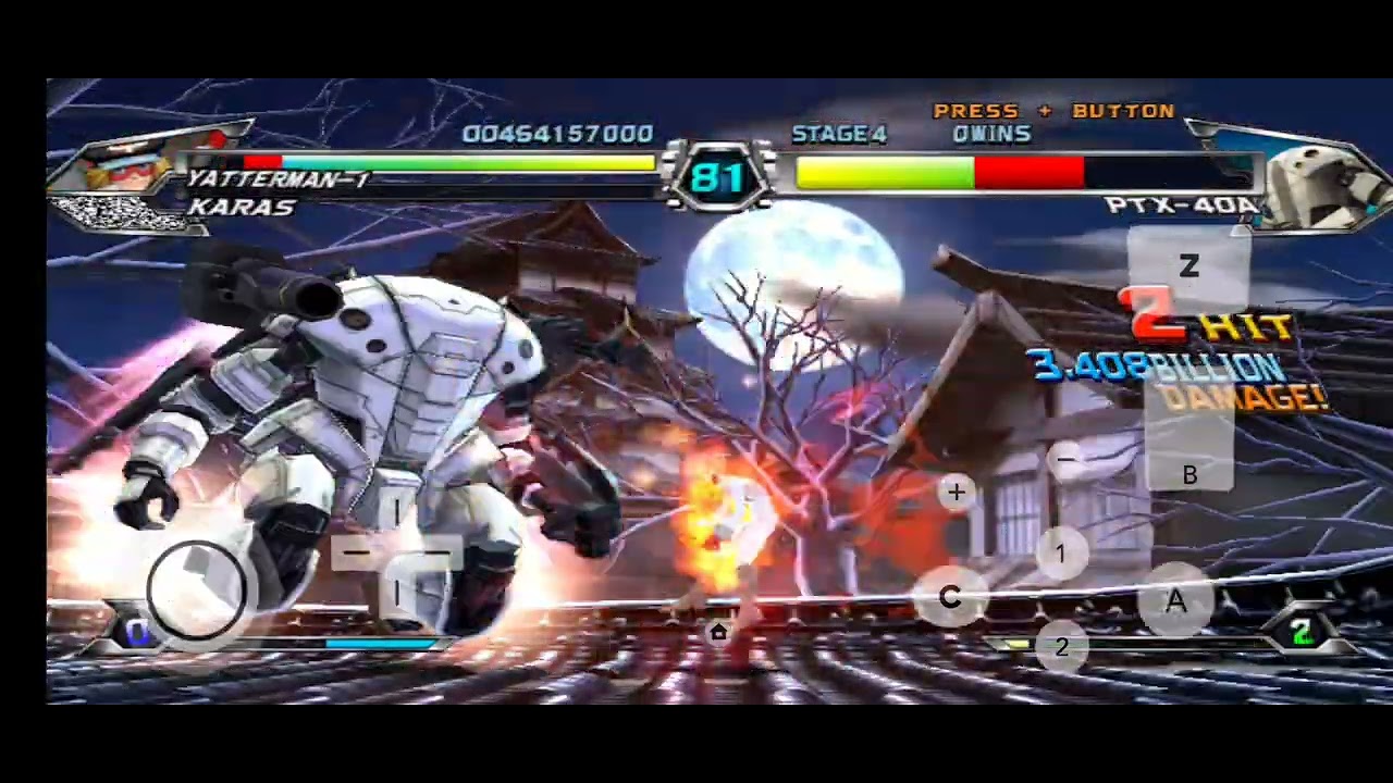 Tatsunoko vs Capcom -Defeating PTX-40A