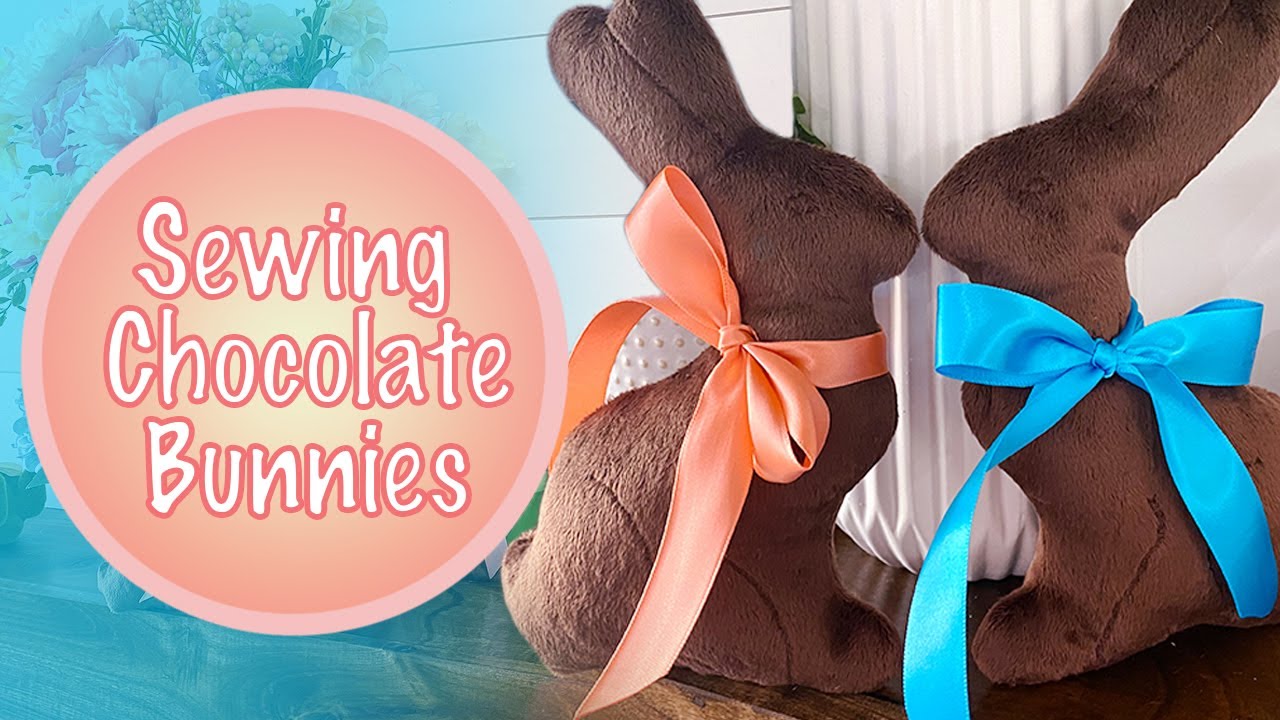 Easter Sewing! Chocolate Bunny Plush | FREE PATTERN