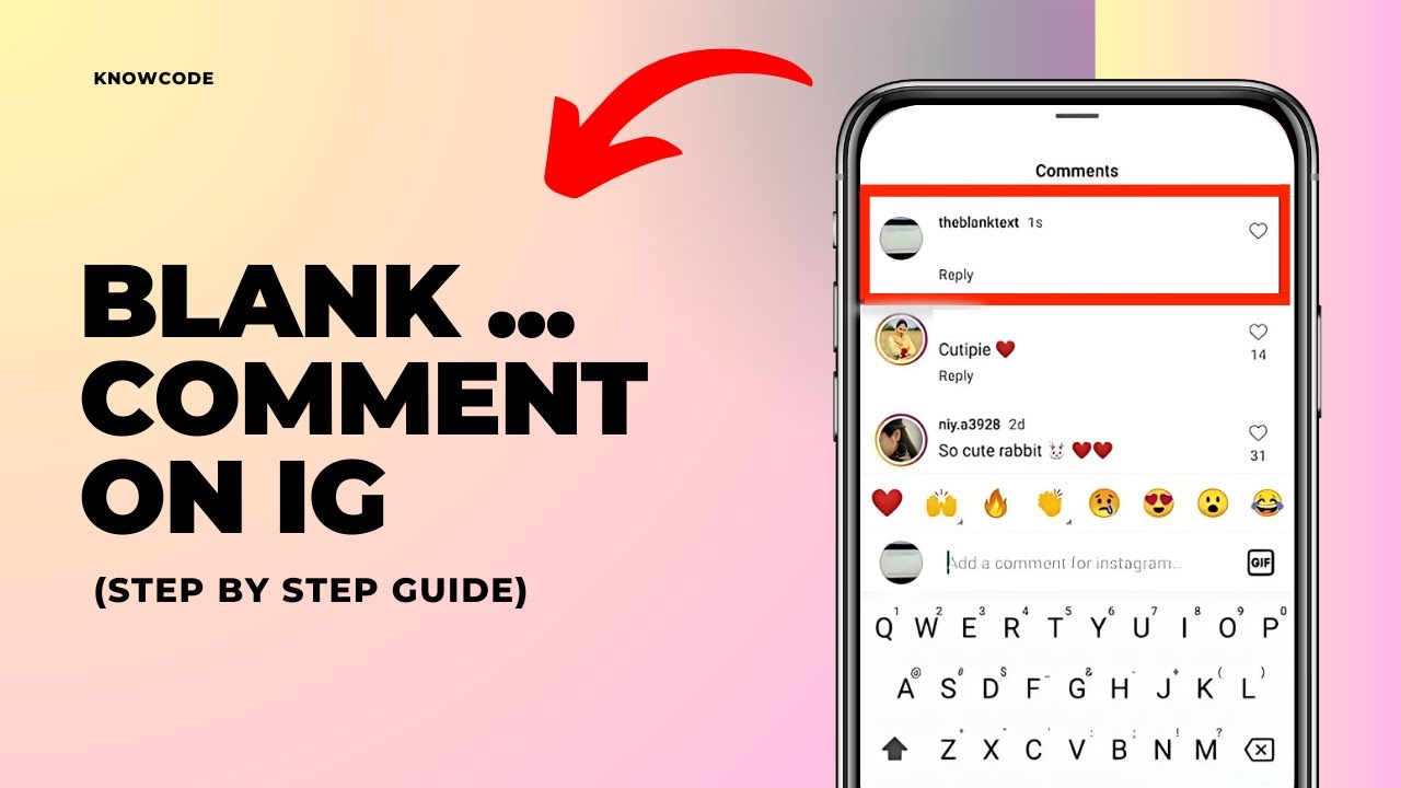 How To Comment Blank On Instagram | Empty Comment On Instagram