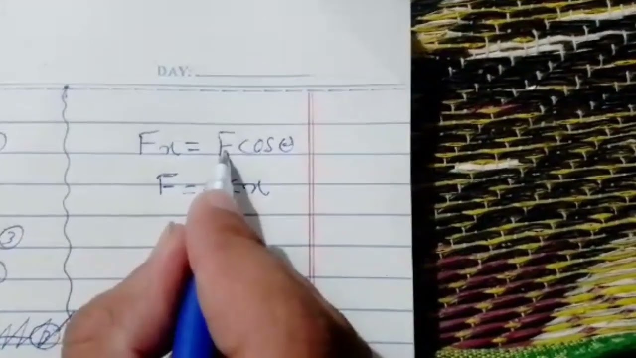 Lecture 07 simple pendulum in poshto and proof of Fres directly proportional to -x @ew mathematics