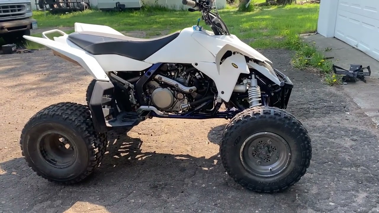 2007 suzuki ltr450 problemas , aceite en el mofle e intake , humo