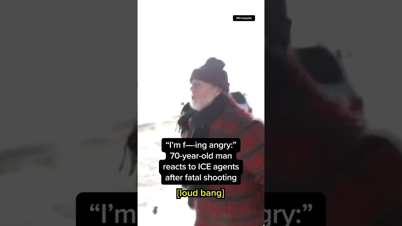 &ldquo;I&rsquo;m f&mdash;-ing angry&rdquo; 70-year-old man reacts to ICE agents after fatal shooting