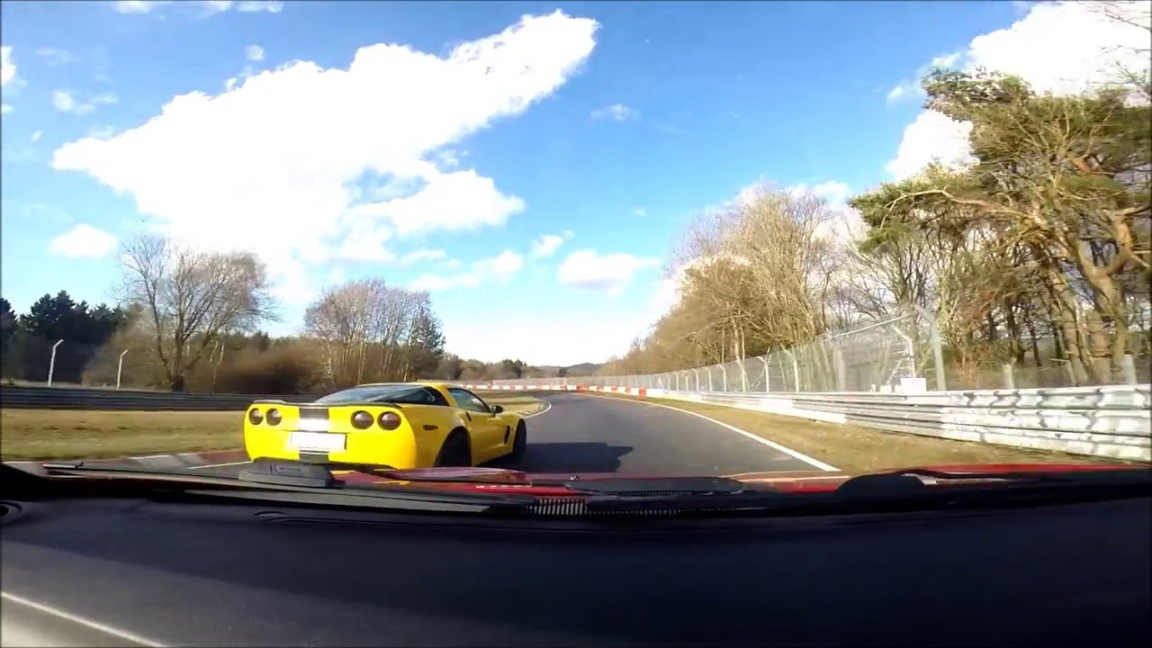 Nordschleife Turistfahrten lap in a Hyundai Coupe SIII on winter tyres 29.03.2016 [1080p]