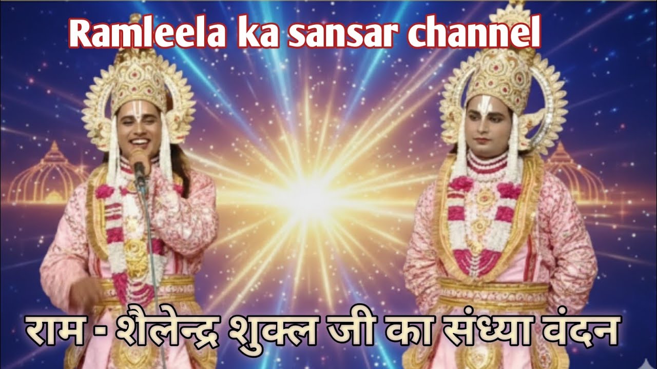 Ram- Shailendra Shukla ji ka Sundar gayan| hamari najriya mein. Sandhya Bandhan.Ramleela ka sansaar 