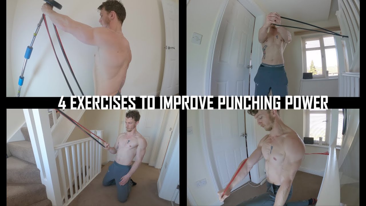 4 Exercises to Improve your Punches from Home
