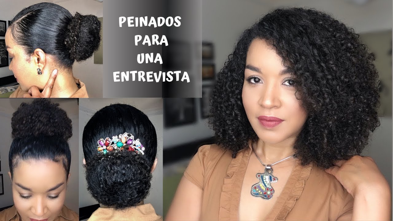 Peinados Para Una Entrevista De Trabajo - CABELLO RIZADO NATURAL!!