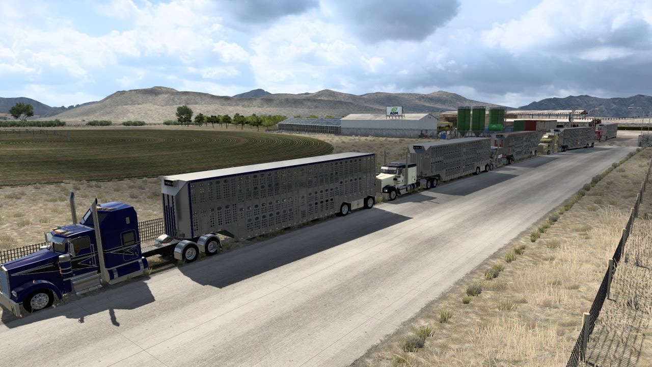 CONVOY SESSION...CUTTIN UP WITH THE FELLAS   RUNNING COWS FLATGLASS/MERRITT COMBO   ATS 10/18/22