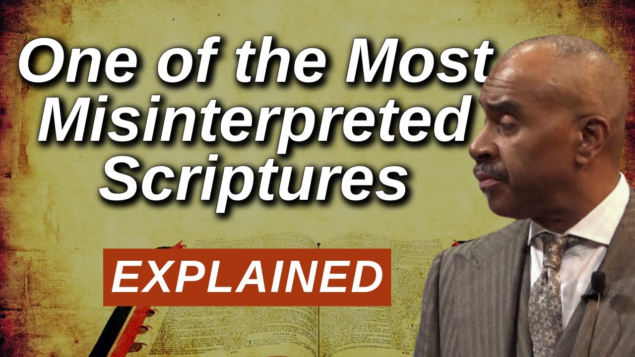 Pastor Gino Jennings Explains One of the Most Misinterpreted Scriptures in the Bible