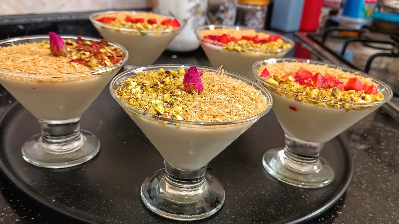 محلبيه أو مهلبيه لشهر رمضان المبارك بطريقة جديدة وطعم لذيذ