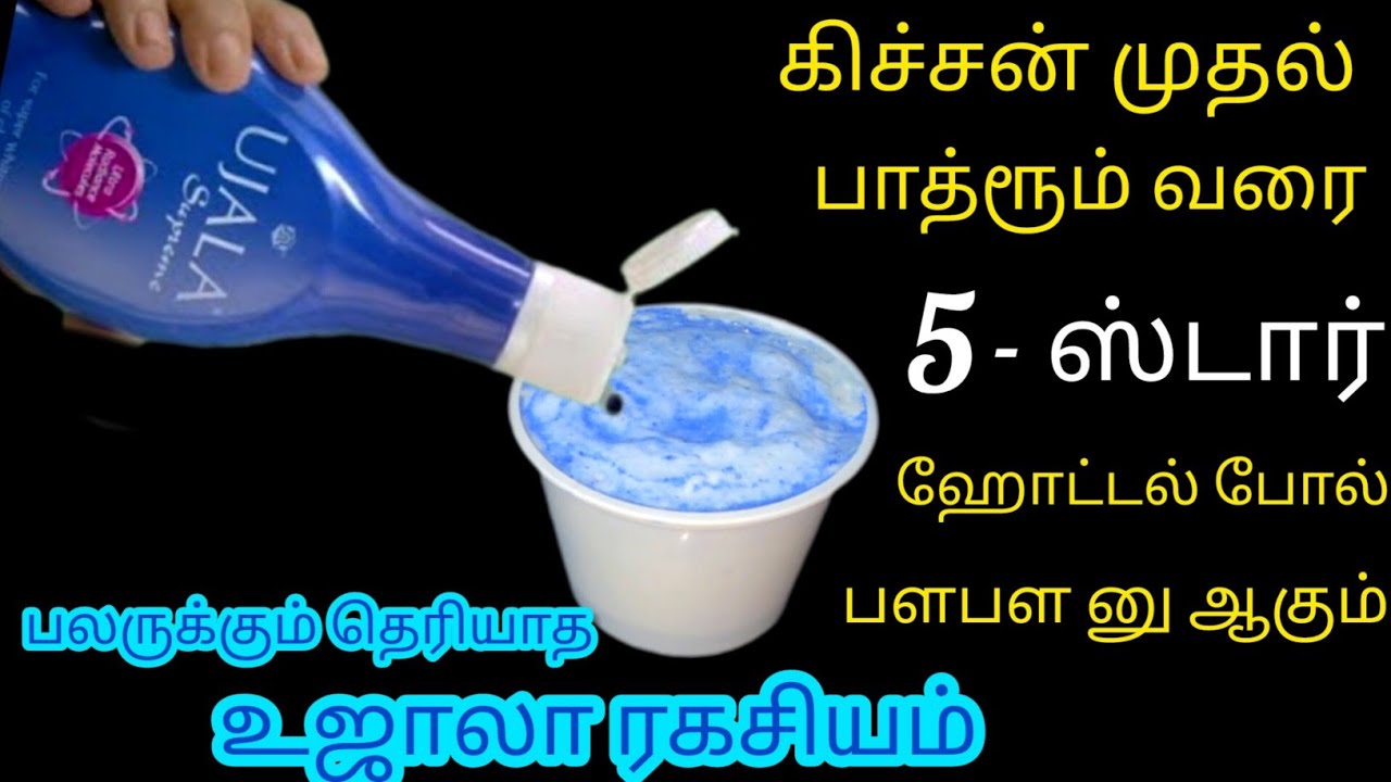கண் சிமிட்டும் நேரத்தில் வீடு மொத்தம் கிளீன் ஆக உஜாலா போதும்/Kitchentips /@Nalini Manick Cooking