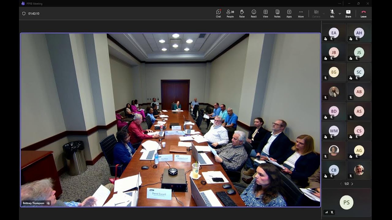 March 4, 2026  PPRB Meeting