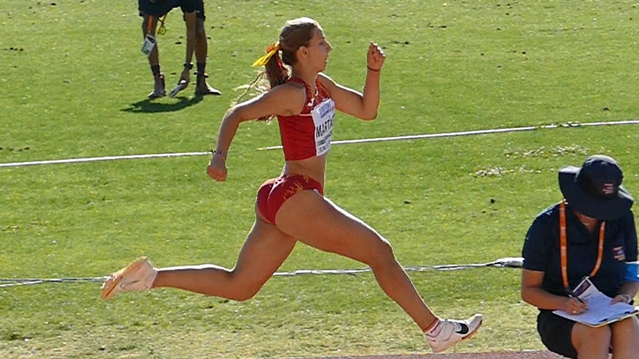 Laura MARTINEZ (ESP)  646 cm PB Slow motion 120 fps Qualification Jerusalem 2023