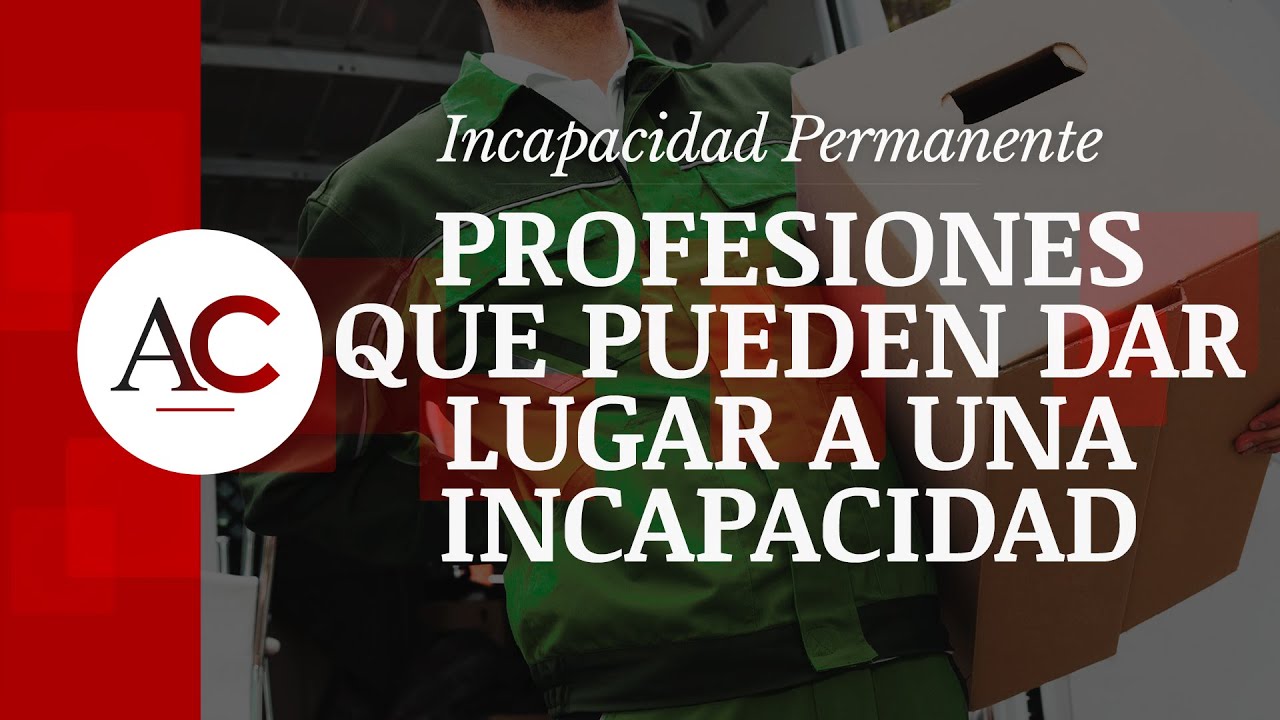 Profesiones de ESFUERZO que pueden acabar en INCAPACIDAD