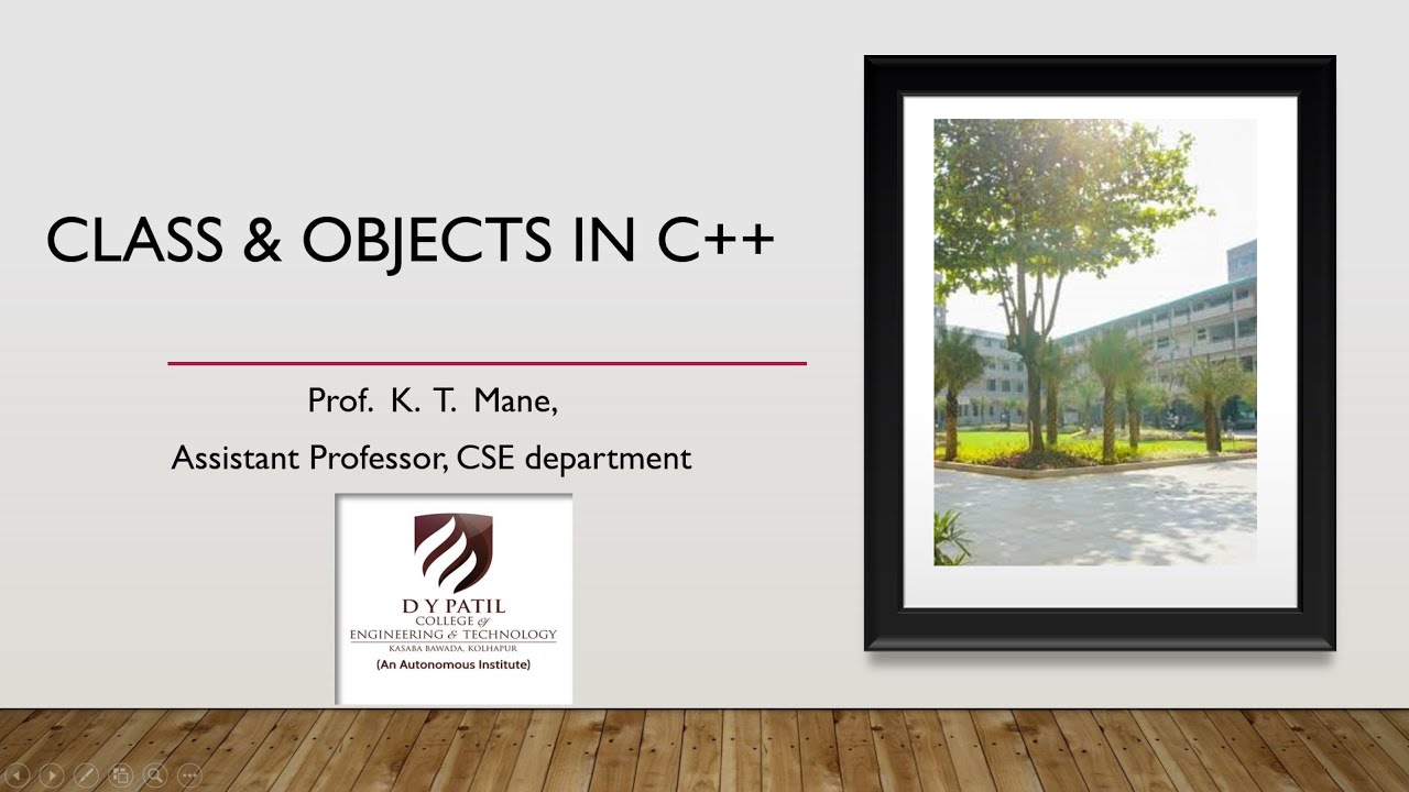 Class and objects in C++