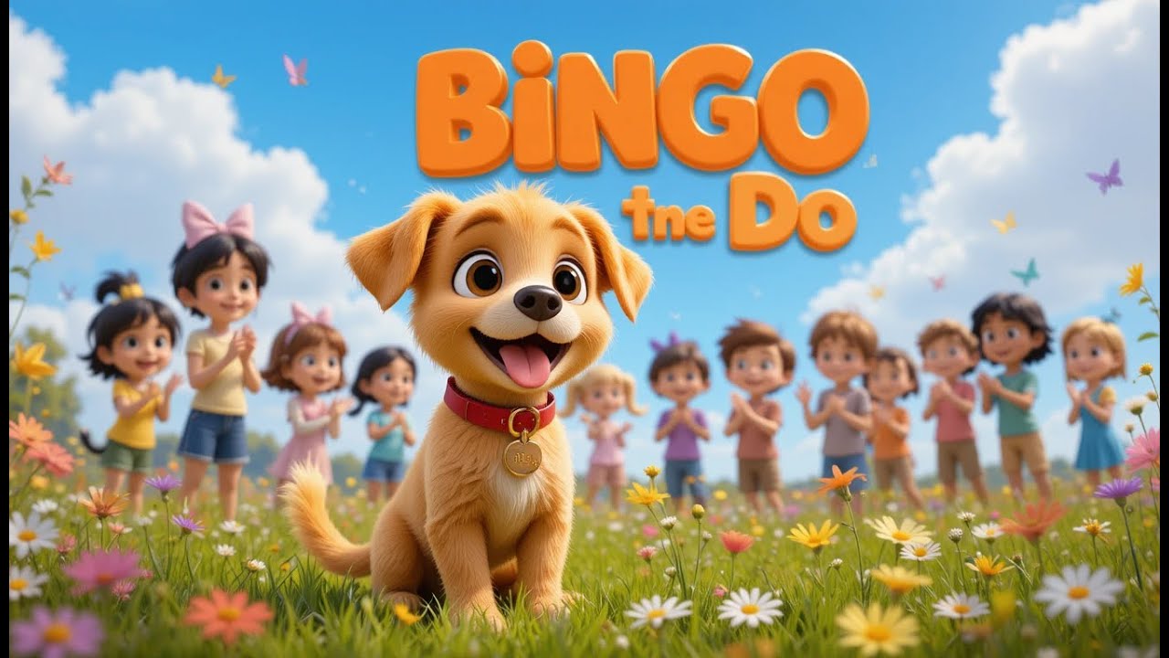 Bingo the Dog &ndash; Pixar Style 3D Song | Realistic 360&deg; Animated Kids Video