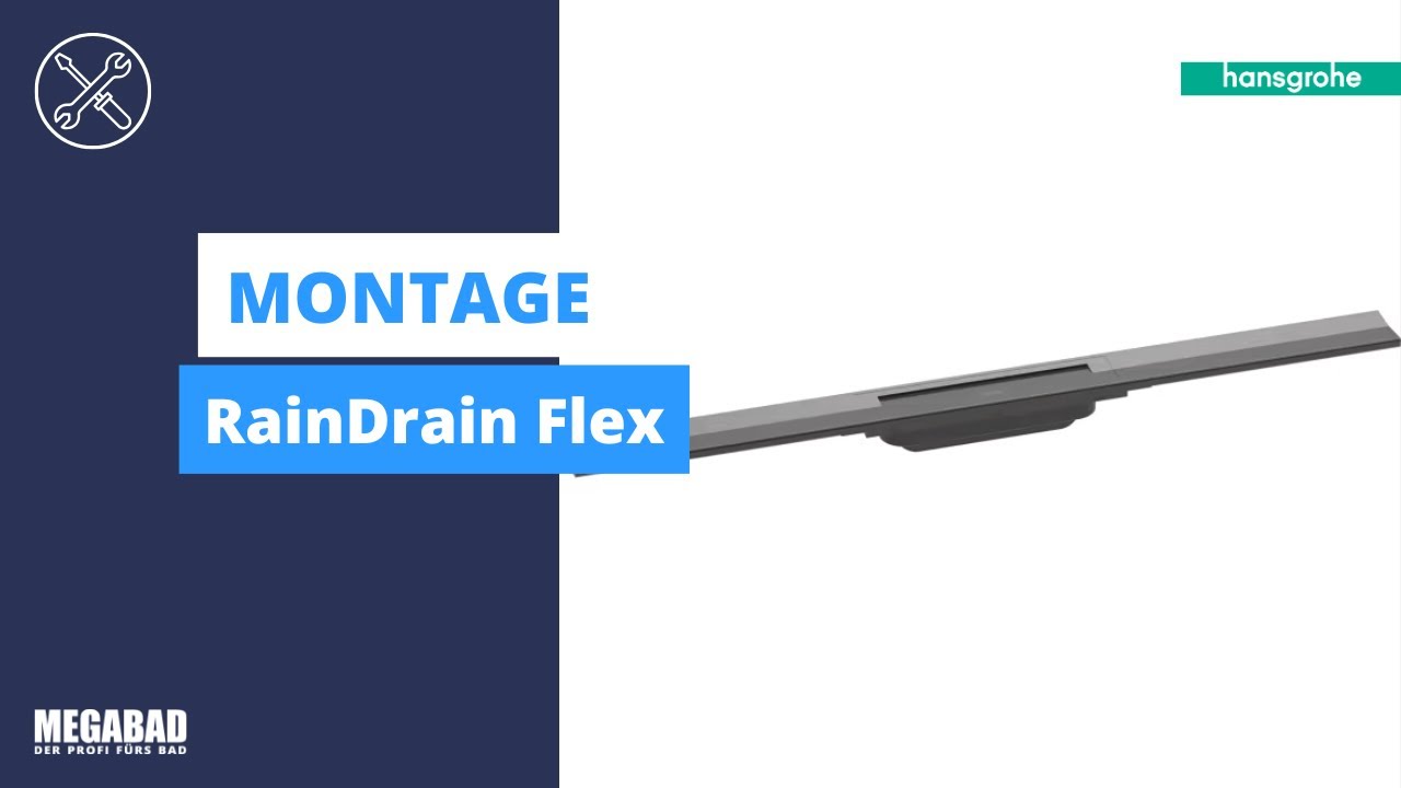 RainDrain Flex | Montage | hansgrohe