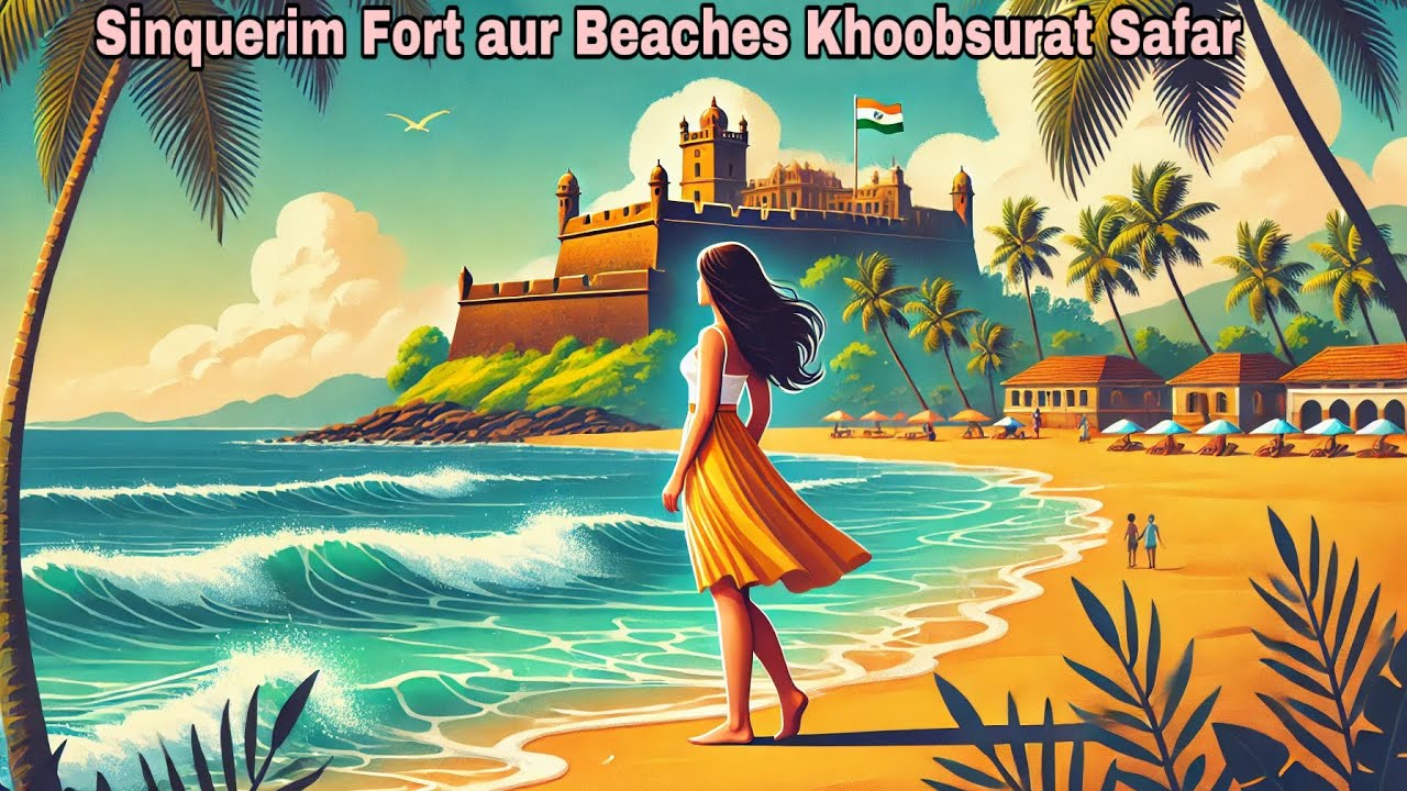 Sinquerim Fort Goa Vlog | Sinquerim Beach Goa | Lower Fort Aguada | Famous Places To Visit in Goa