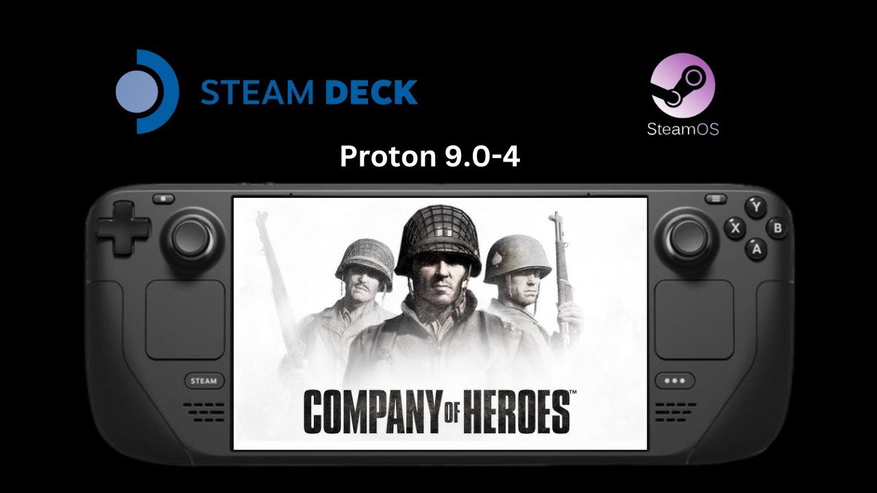 Company of Heroes (2006) — геймплей Steam Deck