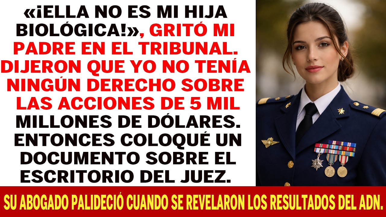 En El Tribunal, Mi Padre Me Desheredó Por 5 Mil Millones… Hasta Que Mi Adn Cambió Todo.