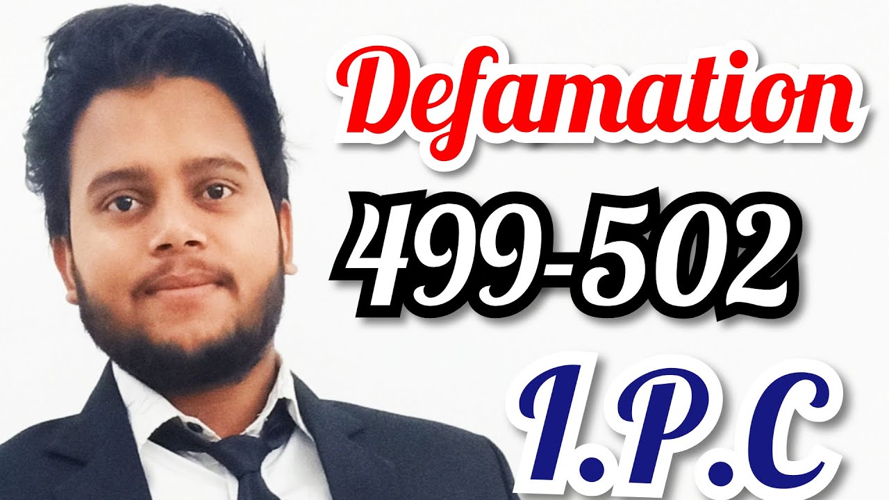 मानहानि Defamation ipc sec. 499-502 Be A Brilliant.