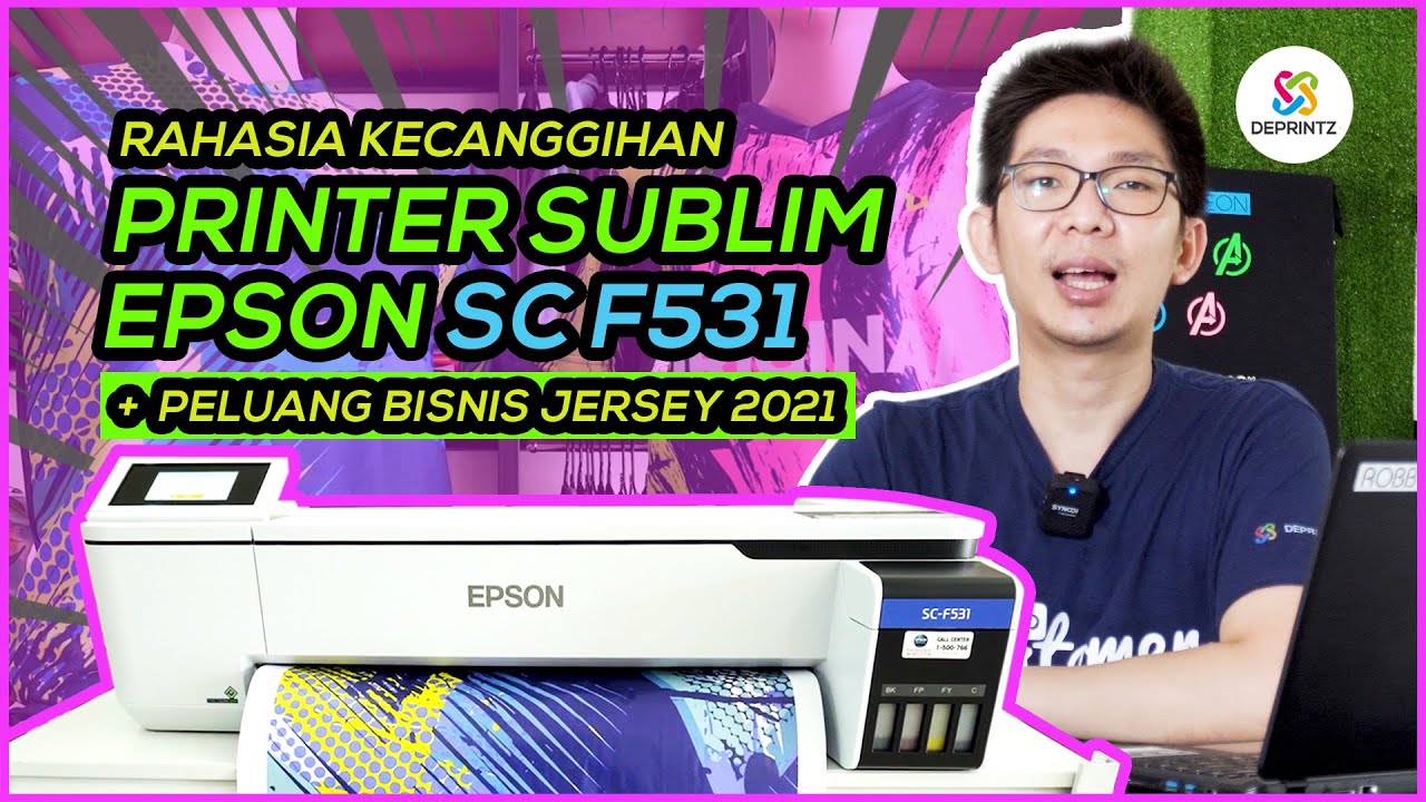 Mesin Sublim paling canggih ? - Review Printer Sublim EPSON SC F531 Hingga Inspirasi Bisnisnya