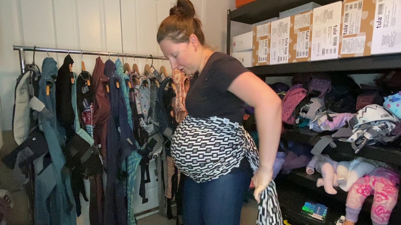 Easy Belly Wrapping with a Woven Wrap Baby Carrier