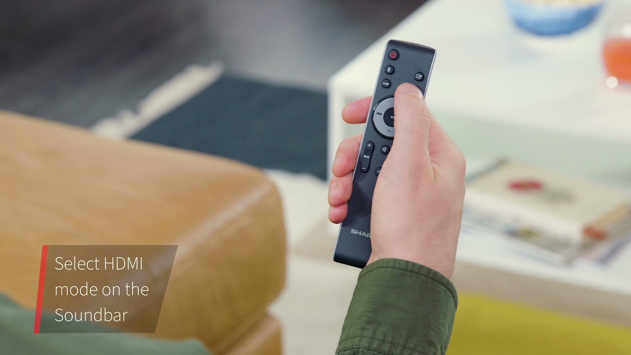 Sharp soundbar HT SBW460 How to connect to your TV via HDMI CEC
