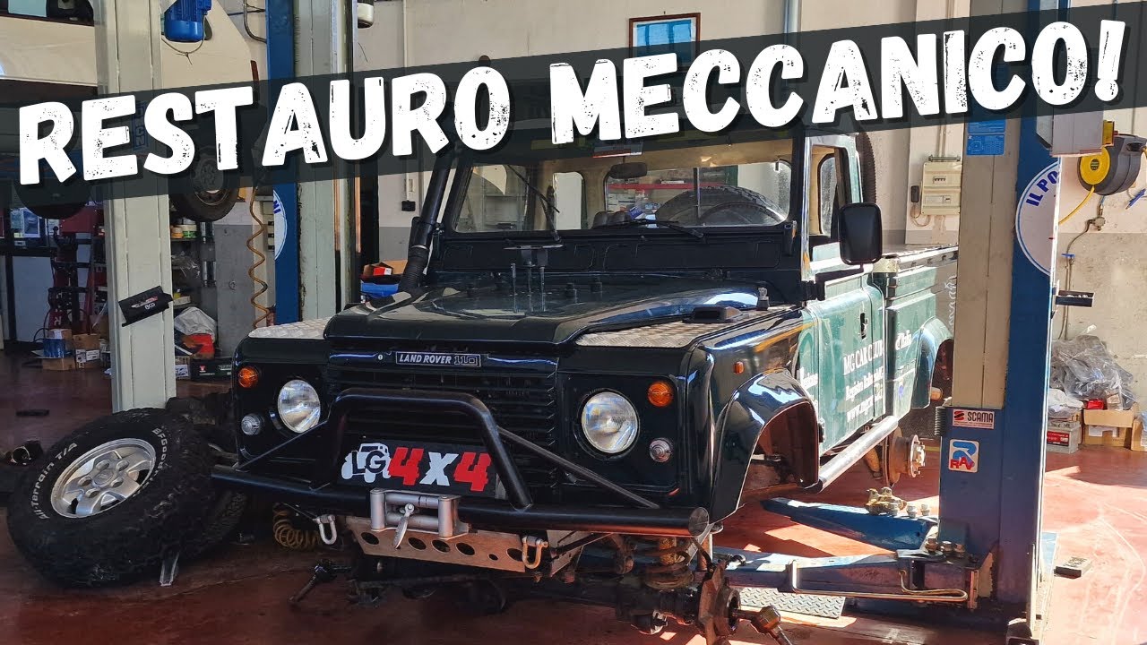 LAND ROVER DEFENDER 110 H.C.. Inizia il #restauro meccanico. EP.1