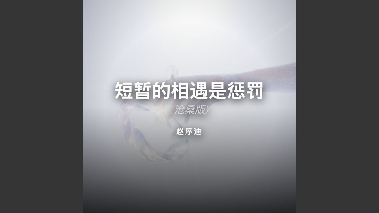 短暂的相遇是惩罚 (沧桑版)