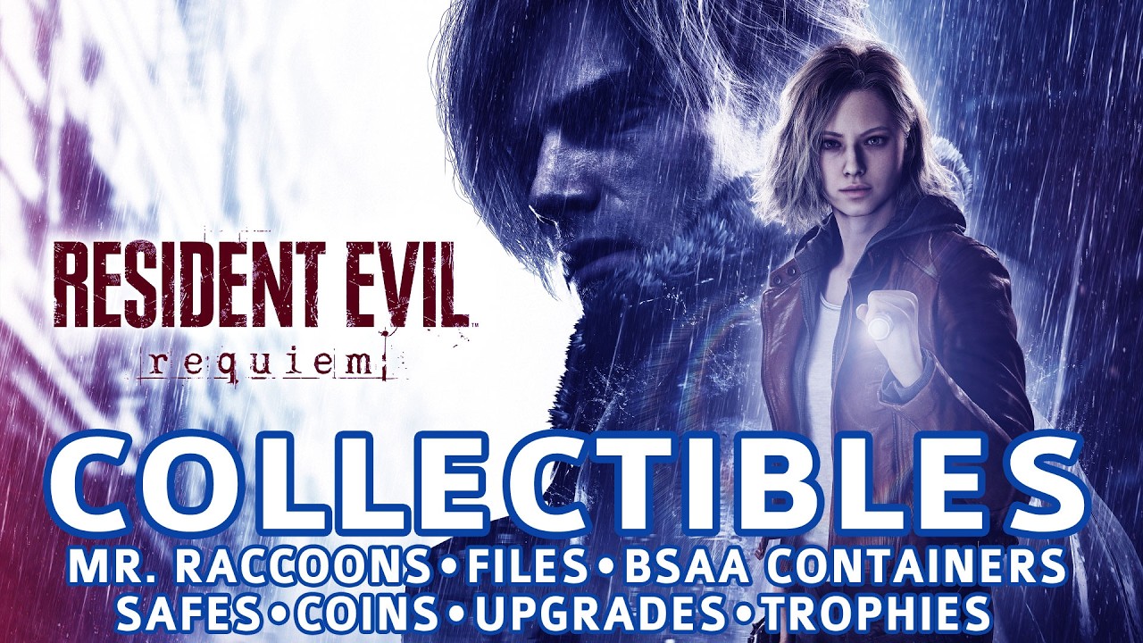 Resident Evil Requiem - All Collectible Locations (Files, Mr. Raccoons, Safes, Containers etc)