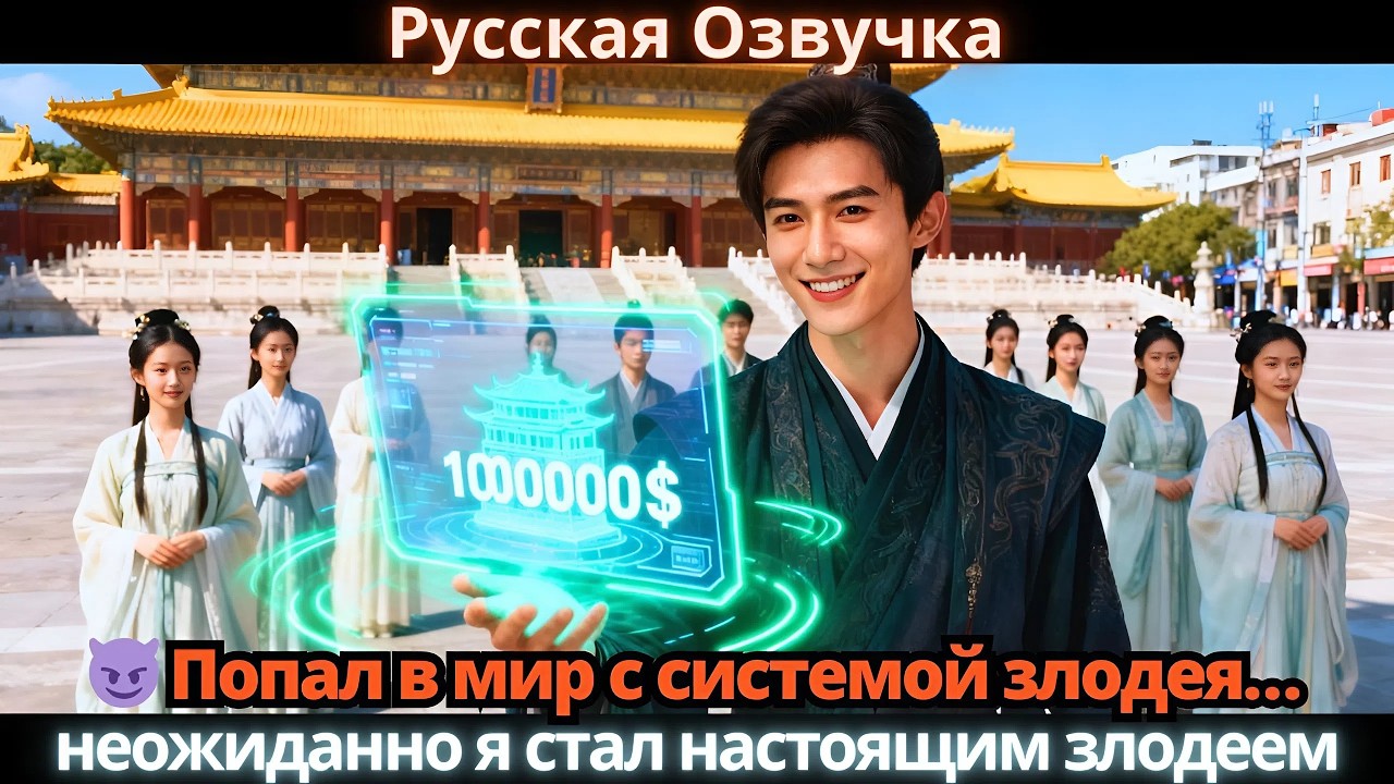 😈 Попал в мир с системой злодея… неожиданно я стал настоящим злодеем